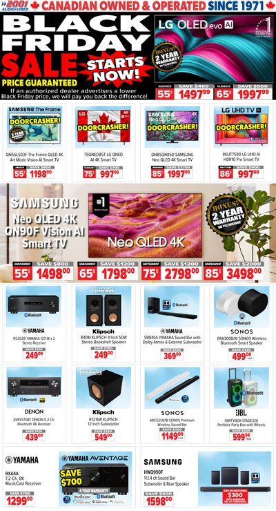 2001 Audio Video Flyer November 20 to 27