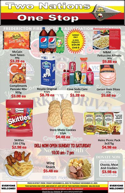 Two Nations One Stop Flyer November 21 to 27
