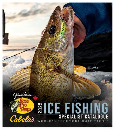 Cabela's Ice Fishing Catalogue November 21 to January 30