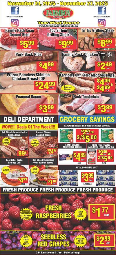 Farmboy Peterborough Flyer November 21 to 27