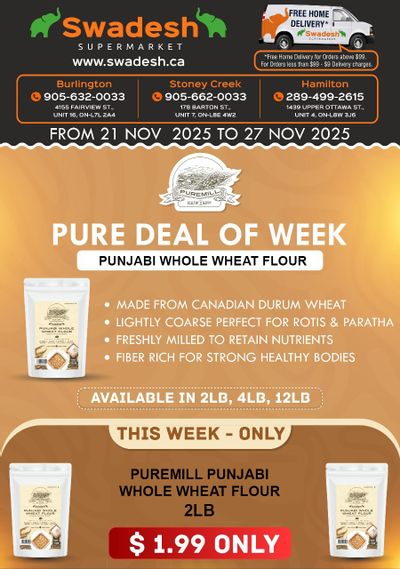 Swadesh Supermarket Flyer November 21 to 27