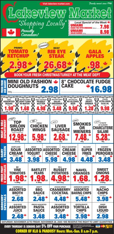 Lakeview Market Flyer November 22 to 28
