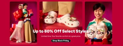 Crocs Canada Black Friday 2025 Sale: Save up to 60% + Doorbusters