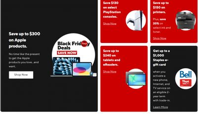 Staples Canada Black Friday Deals: Save up to $500 on Apple Products + More