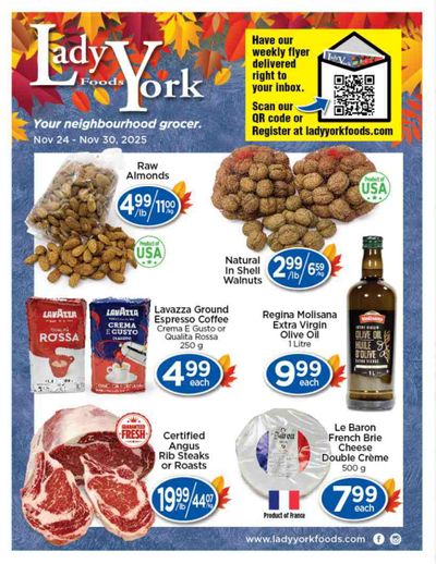 Lady York Foods Flyer November 24 to 30