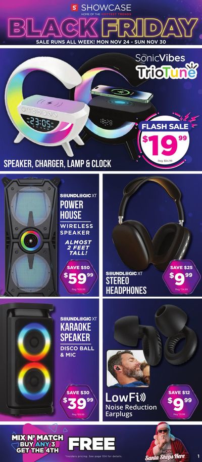 Showcase Black Friday Flyer November 24 to 30