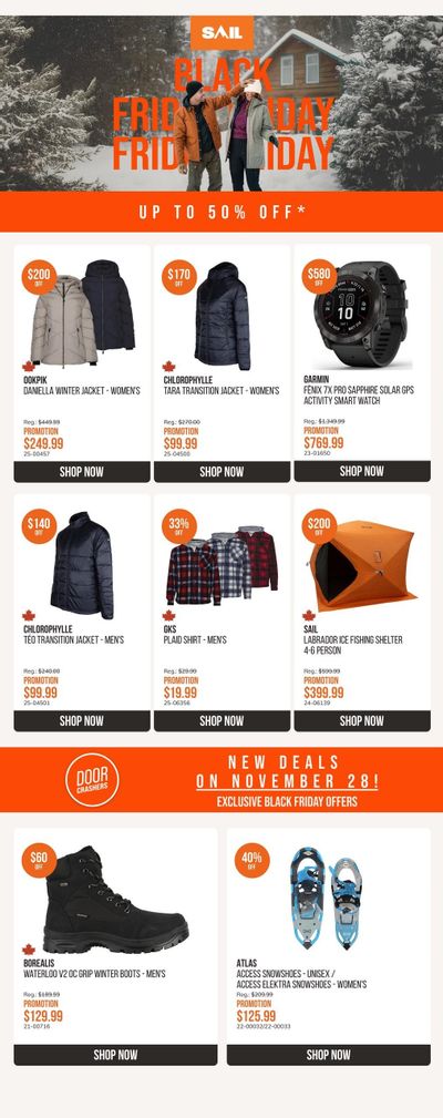 SAIL Black Friday Flyer November 24 to December 1