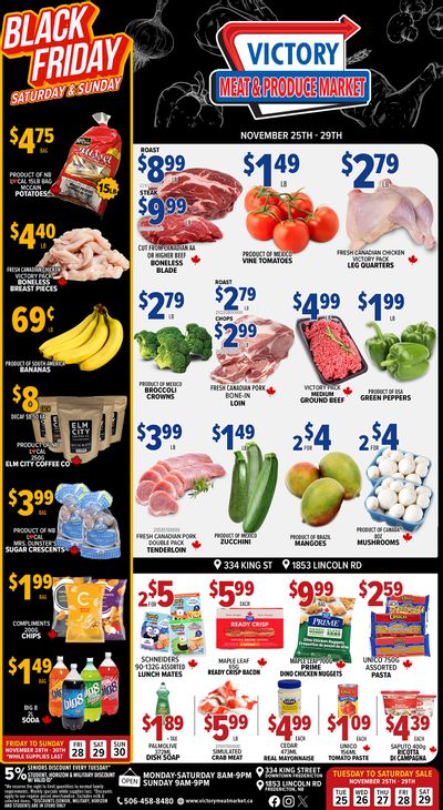 Victory Meat Market Flyer November 25 to 29