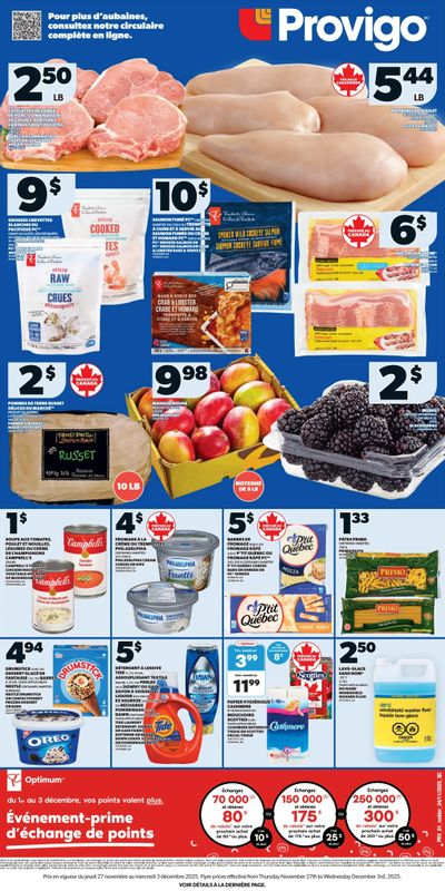 Provigo Flyer November 27 to December 3