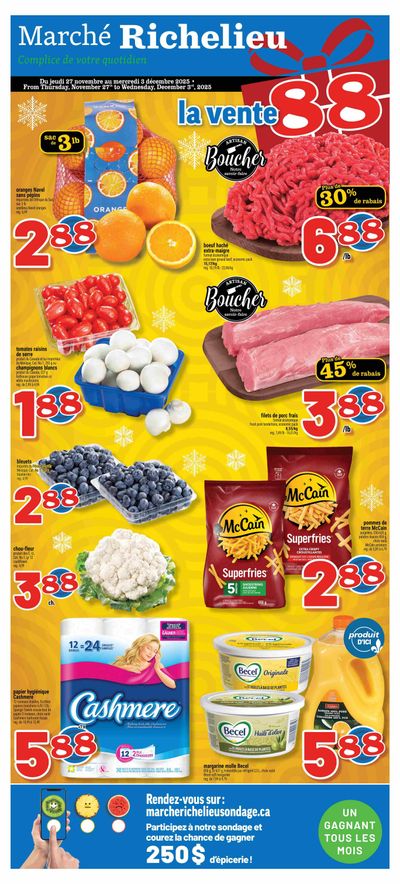 Marche Richelieu Flyer November 27 to December 3