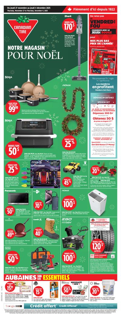 Canadian Tire (QC) Flyer November 27 to December 4