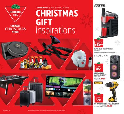 Canadian Tire Gift Inspirations Flyer November 27 to December 21