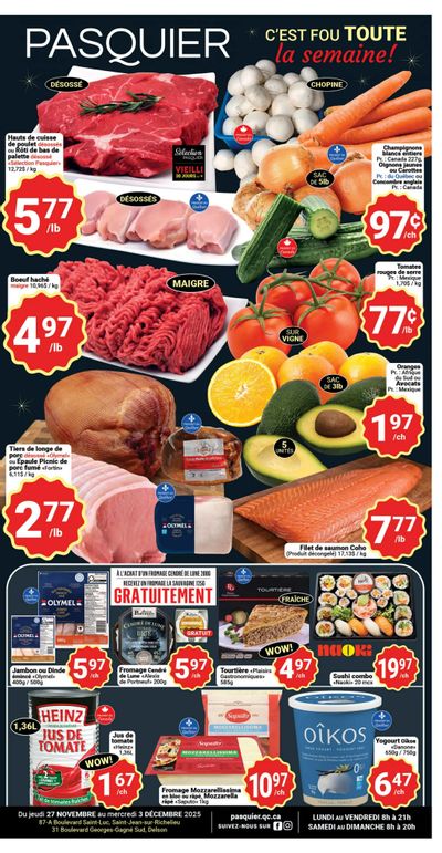 Pasquier Flyer November 27 to December 3