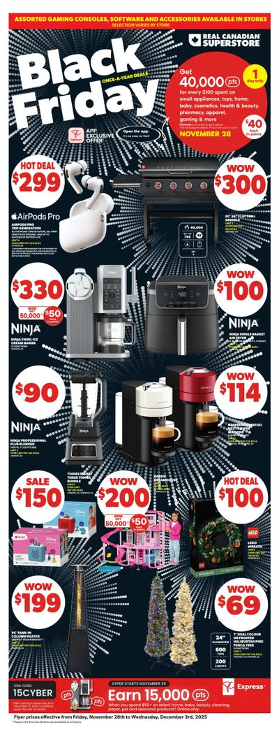 Real Canadian Superstore (West) Black Friday Flyer November 27 to December 3