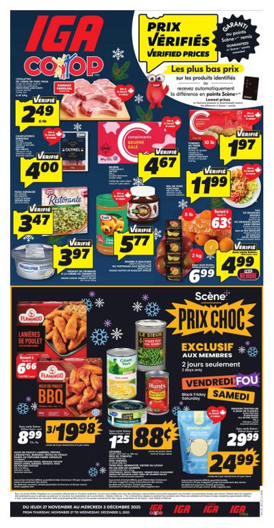 IGA (NB) Flyer November 27 to December 3