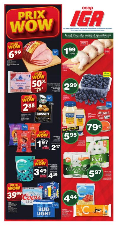 Coop IGA (QC) Flyer November 27 to December 3