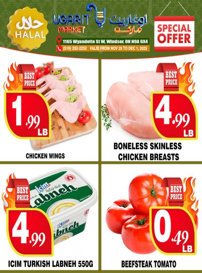 Ugarit Market Flyer November 25 to December 1