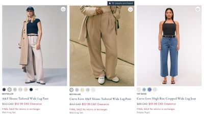 Abercrombie & Fitch Canada Black Friday Deals Sale 2025: Save 25-50% Off Everything Entire Site *LIVE*