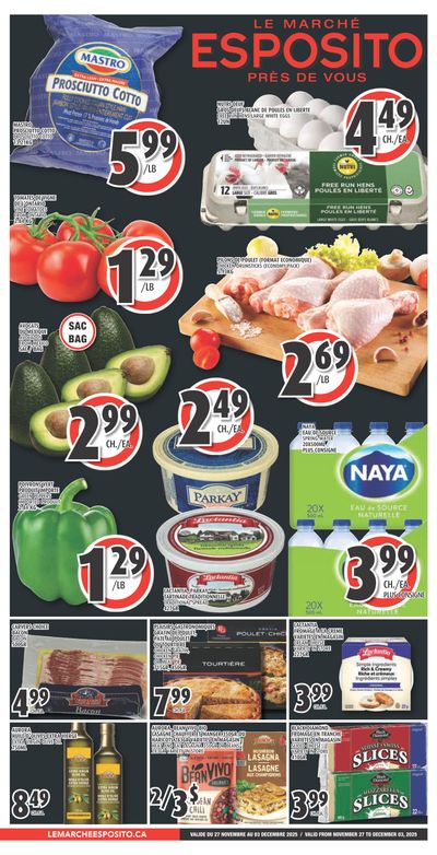Esposito Flyer November 27 to December 3