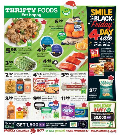 Thrifty Foods Flyer November 27 to December 3