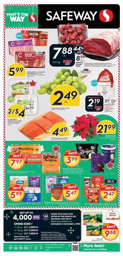 Safeway (BC) Flyer November 27 to December 3