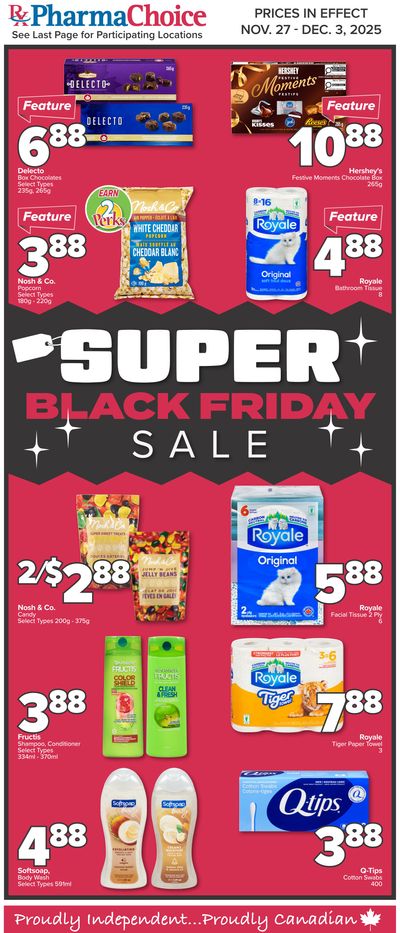 PharmaChoice (BC, AB, SK & MB) Flyer November 27 to December 3