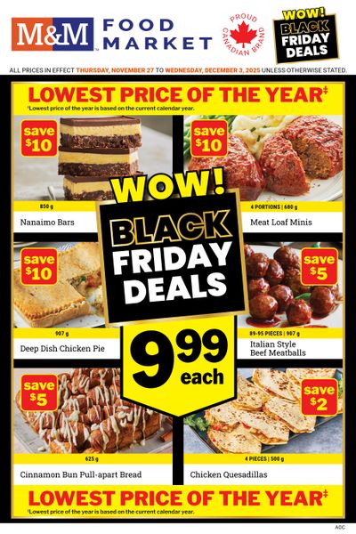 M&M Food Market (Atlantic, ON & West) Flyer November 27 to December 3