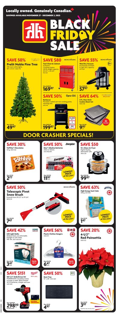 Home Hardware (BC) Black Friday Flyer November 27 to December 3