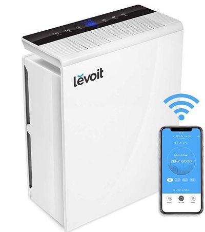 LEVOIT Smart WiFi Air Purifier for Home, Work with Alexa, True HEPA Filter, Air Cleaner for Allergies, Pets, Smokers, Smoke, Dust, Odor Eliminator for Large Room Bedroom, Air Quality Monitor, Energy Star, LV-PUR131S For $229.99 At Amazon Canada