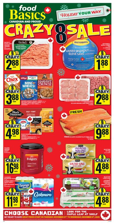 Food Basics Flyer November 27 to December 3