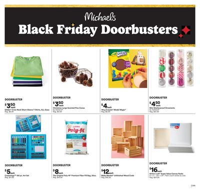 Michael's Black Friday Flyer November 26 to 30