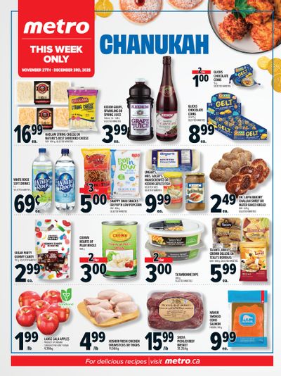 Metro (ON) Chanukah Flyer November 27 to December 3