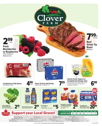 Clover Farm (ON) Flyer November 27 to December 3