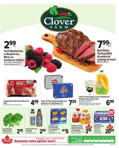 Clover Farm (Atlantic) Flyer November 27 to December 3