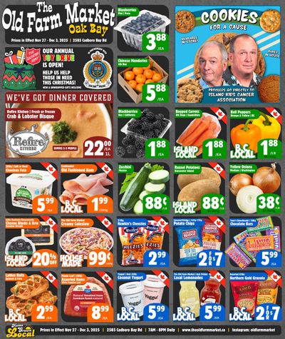 The Old Farm Market (Victoria) Flyer November 27 to December 3