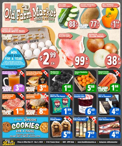 The Old Farm Market (Duncan) Flyer November 27 to December 3
