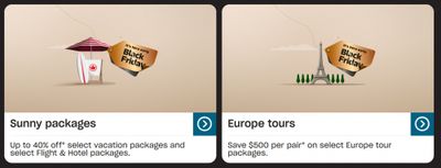 Air Canada Black Friday Deals 2025 *LIVE*: Up to 40% off Select Vacation Packages and More