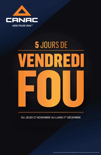 Canac Black Friday Flyer November 27 to December 3