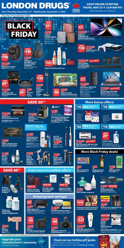 London Drugs Black Friday Flyer November 27 to December 3