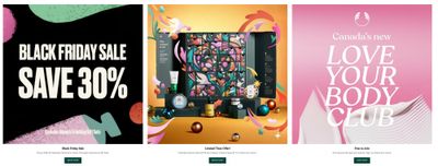 The Body Shop Canada Black Friday Deals Sale 2025 *LIVE*: 30% off Select Items + up to $155 Off Advent Calendars