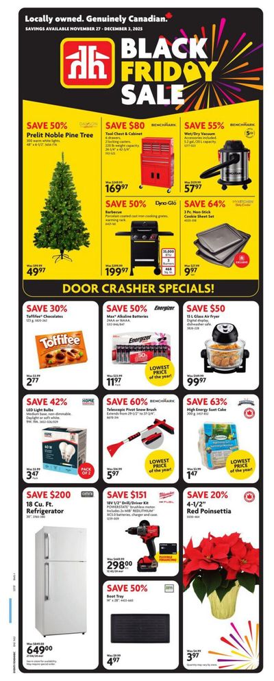 Home Hardware Building Centre (Atlantic) Black Friday Flyer November 27 to December 3