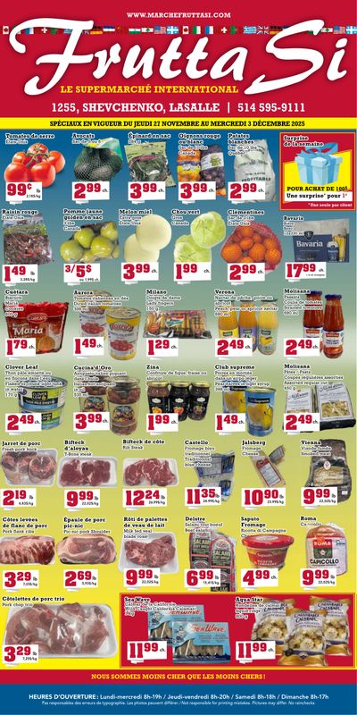 Frutta Si Flyer November 27 to December 3