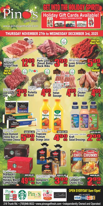 Pino's Flyer November 27 to December 3