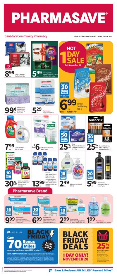 Pharmasave (West) Flyer November 28 to December 11