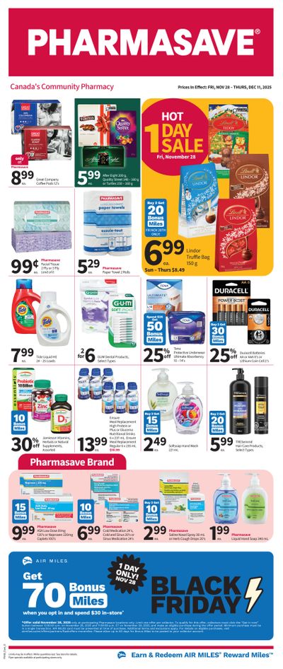 Pharmasave (ON) Flyer November 28 to December 11