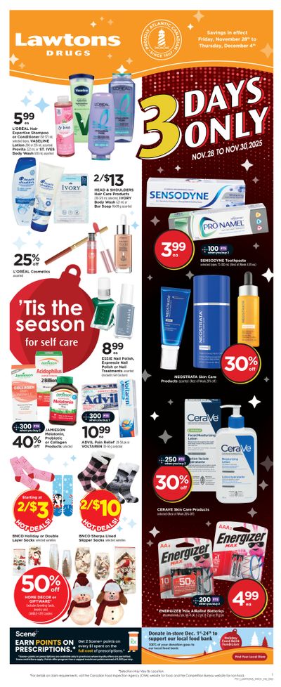 Lawtons Drugs (NS) Flyer November 28 to December 4