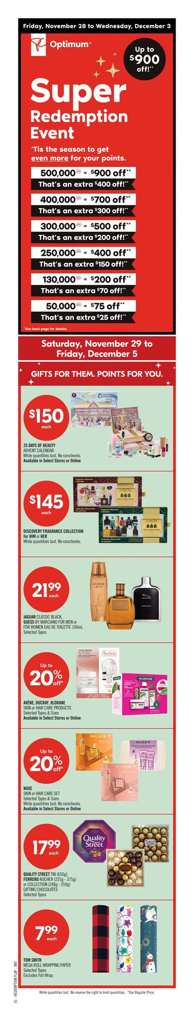 Shoppers Drug Mart (West) Flyer November 29 to December 5