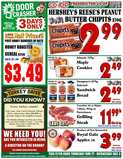Fredericton Co-op Flyer November 27 to December 3