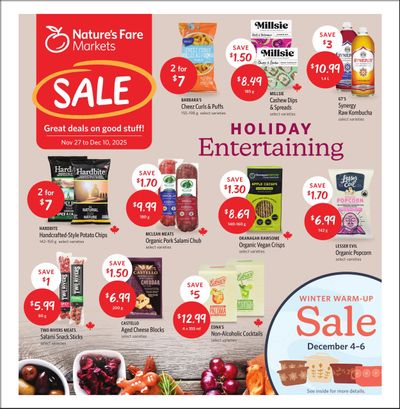 Nature's Fare Markets Flyer November 27 to December 10
