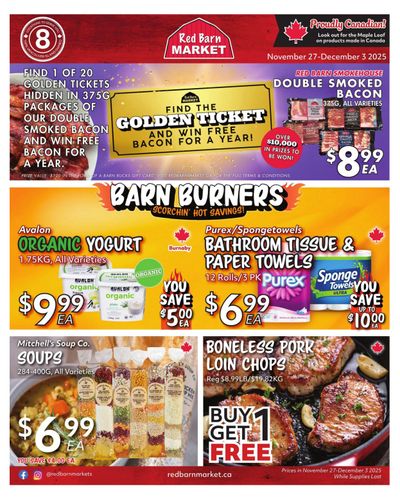 Red Barn Market Flyer November 27 to December 3 